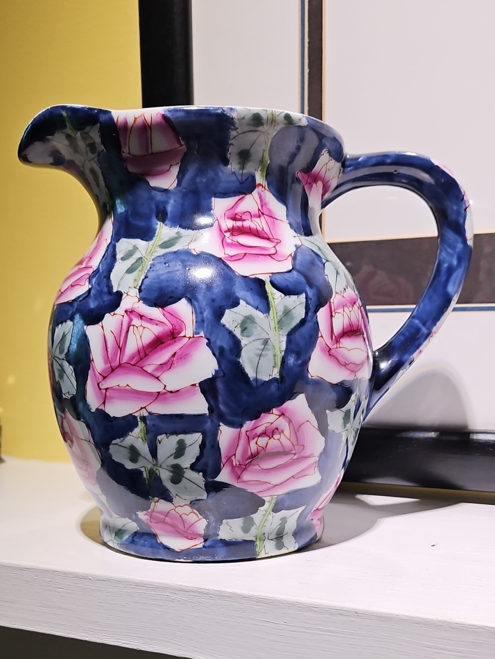 Vintage New Holland Handpainted Porcelain Pitcher
